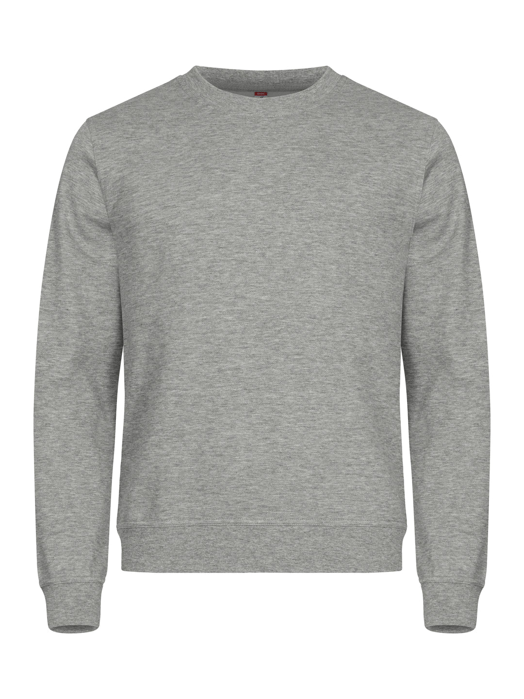 Collegegenser Clique Basic Roundneck Unisex – uten trykk – Gråmelert