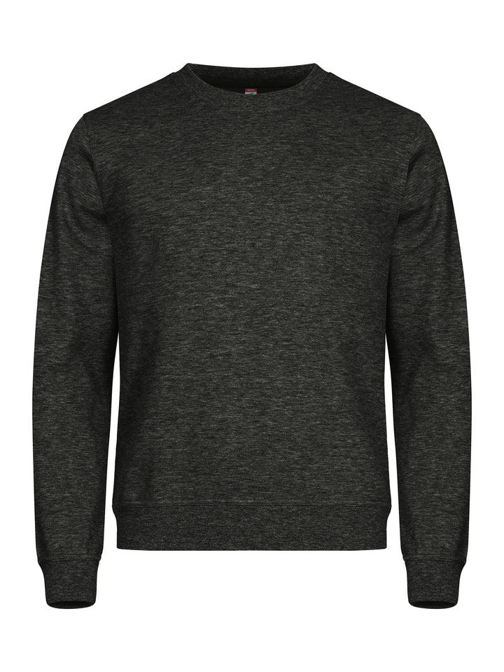 Collegegenser Clique Basic Roundneck Unisex – uten trykk – Antrasittmelert