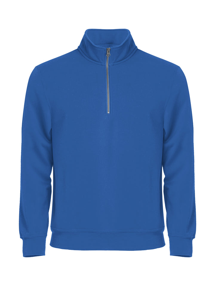 Collegegenser Clique Basic Half Zip Herre – uten trykk – Kongeblå