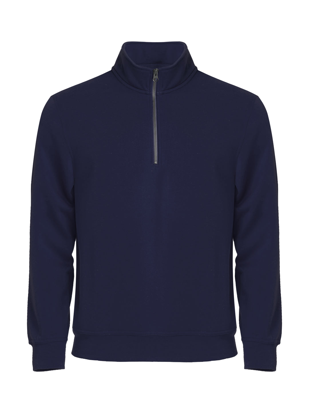 Collegegenser Clique Basic Half Zip Herre – uten trykk – Marineblå