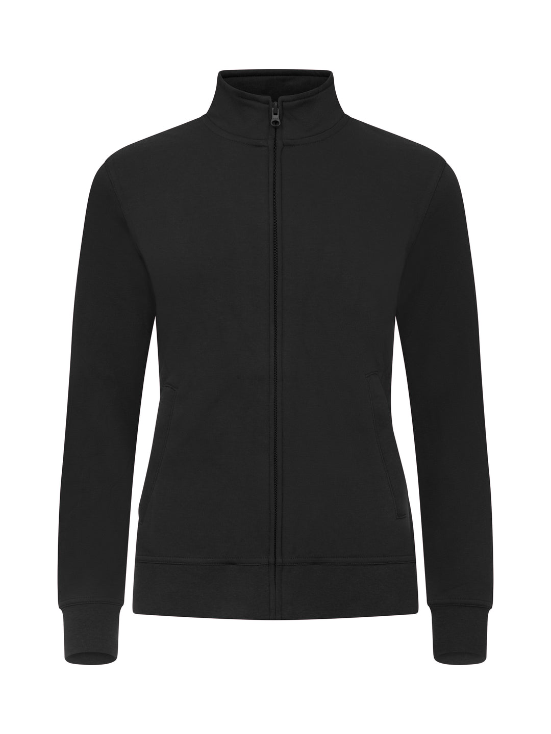 Collegejakke Clique Basic Cardigan Dame – uten trykk – Sort