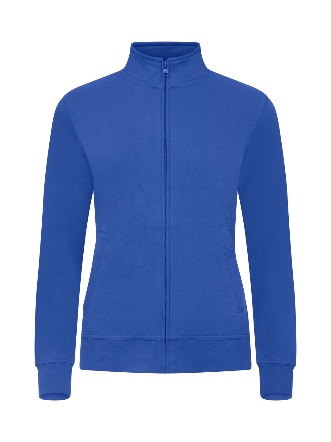 Collegejakke Clique Basic Cardigan Dame – uten trykk – Kongeblå