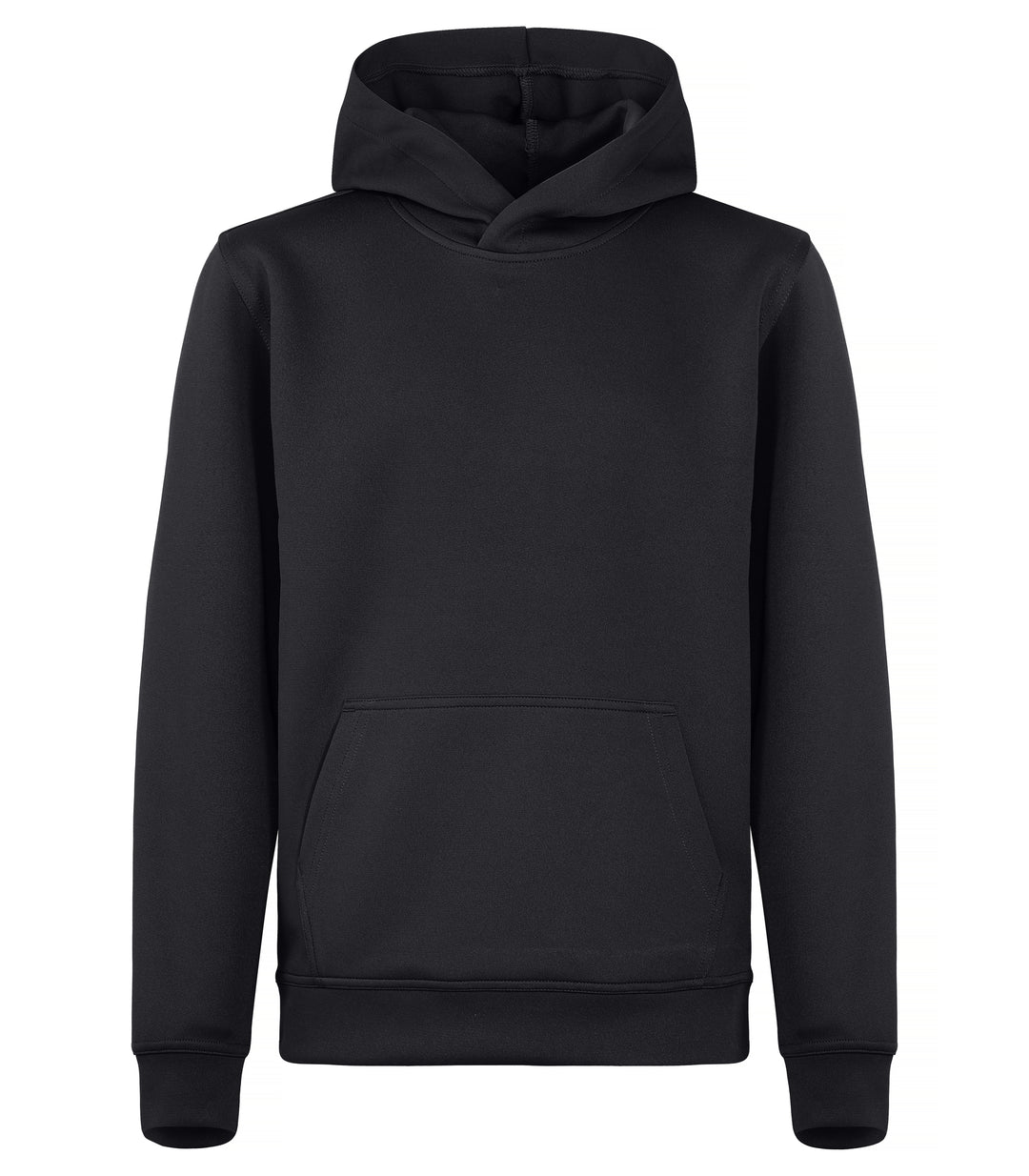 Hettegenser Clique Basic Active Hoody Junior – uten trykk – Sort