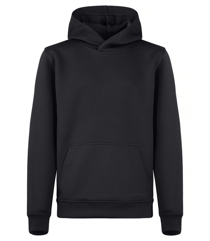 Hettegenser Clique Basic Active Hoody Junior – uten trykk – Sort