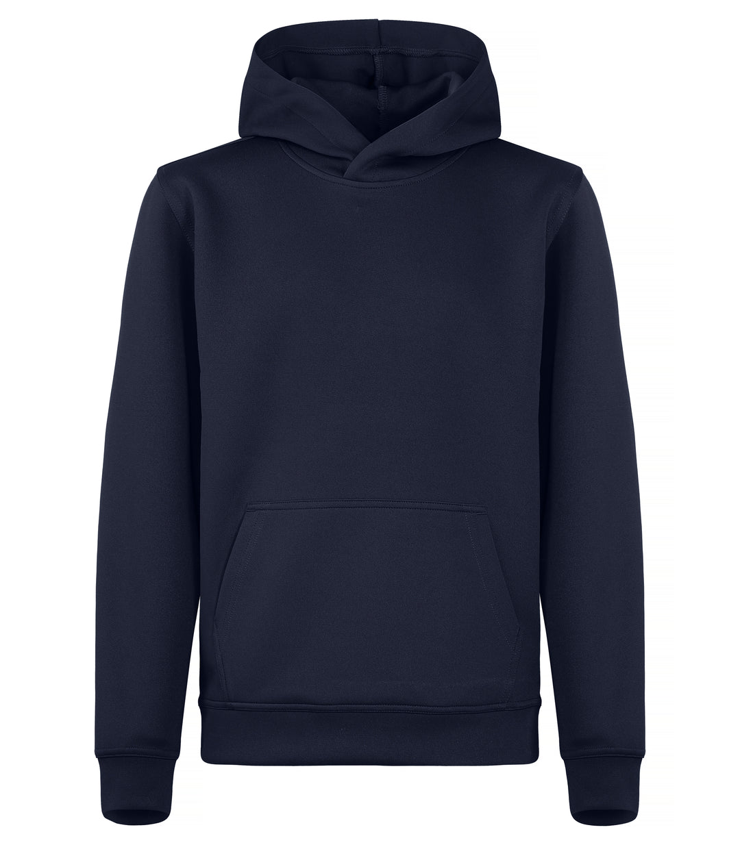 Hettegenser Clique Basic Active Hoody Junior – uten trykk – Marineblå