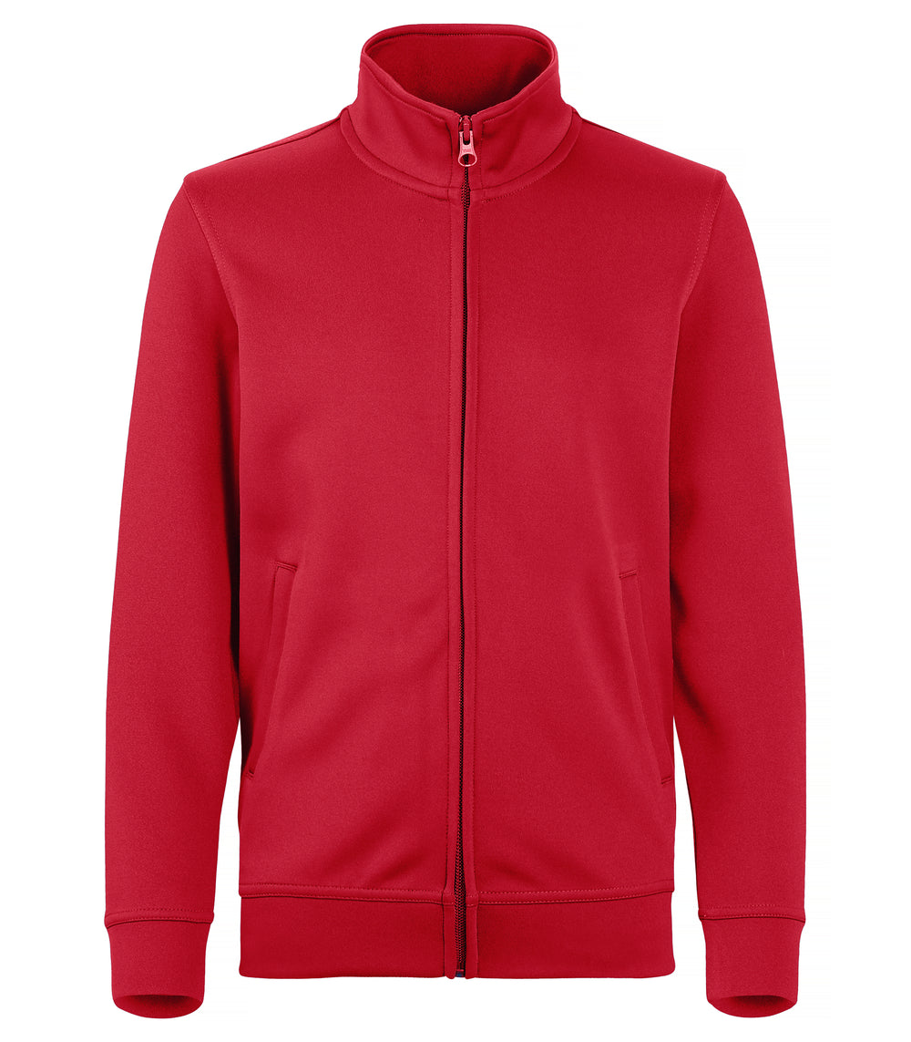 Collegejakke Clique Basic Active Cardigan Junior – uten trykk – Rød