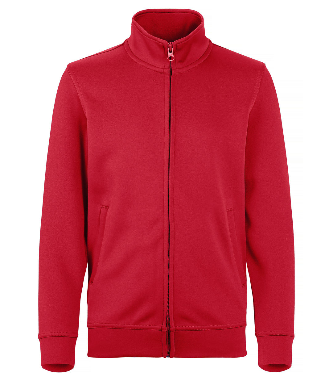 Collegejakke Clique Basic Active Cardigan Junior – uten trykk – Rød
