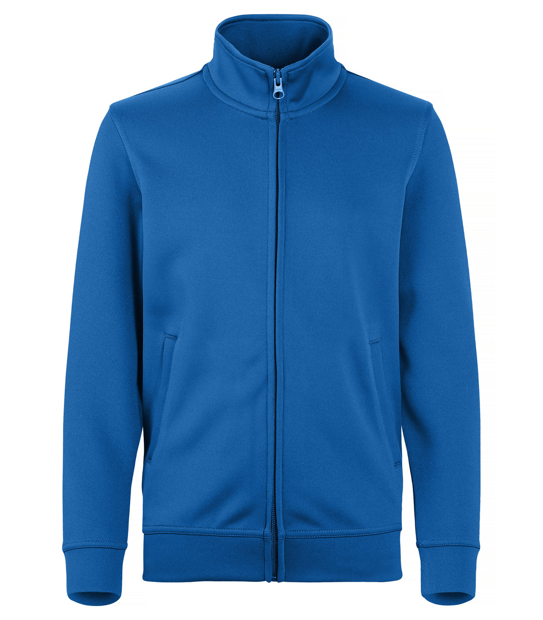 Collegejakke Clique Basic Active Cardigan Junior – uten trykk – Kongeblå