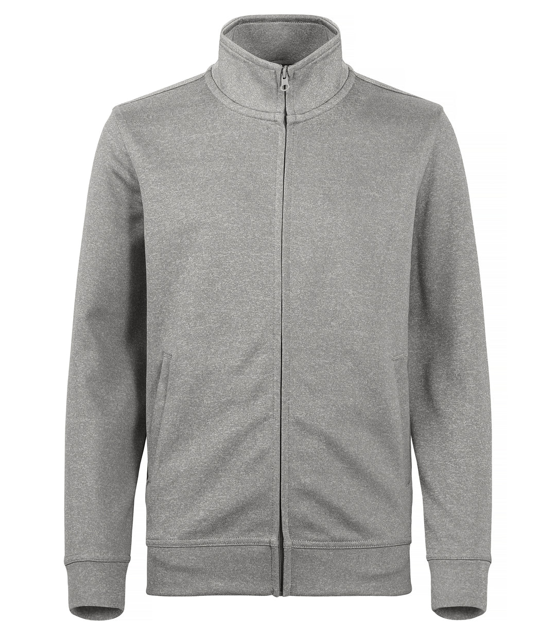 Collegejakke Clique Basic Active Cardigan Junior – uten trykk – Gråmelert