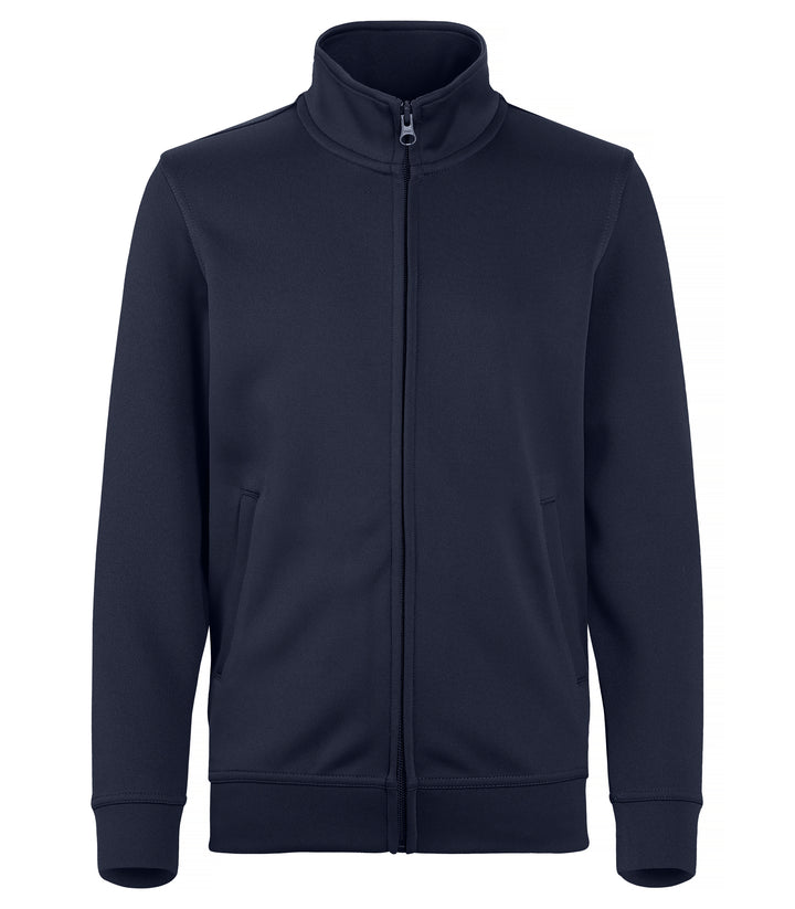 Collegejakke Clique Basic Active Cardigan Junior – uten trykk – Marineblå
