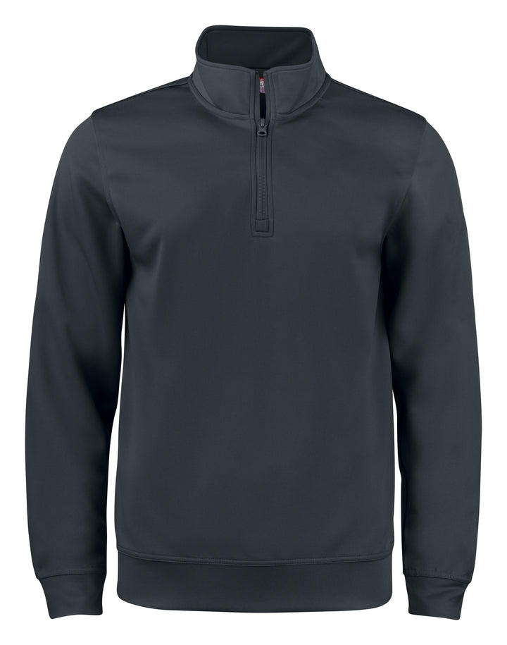 Collegegenser Clique Basic Active Half Zip Junior – uten trykk – Sort