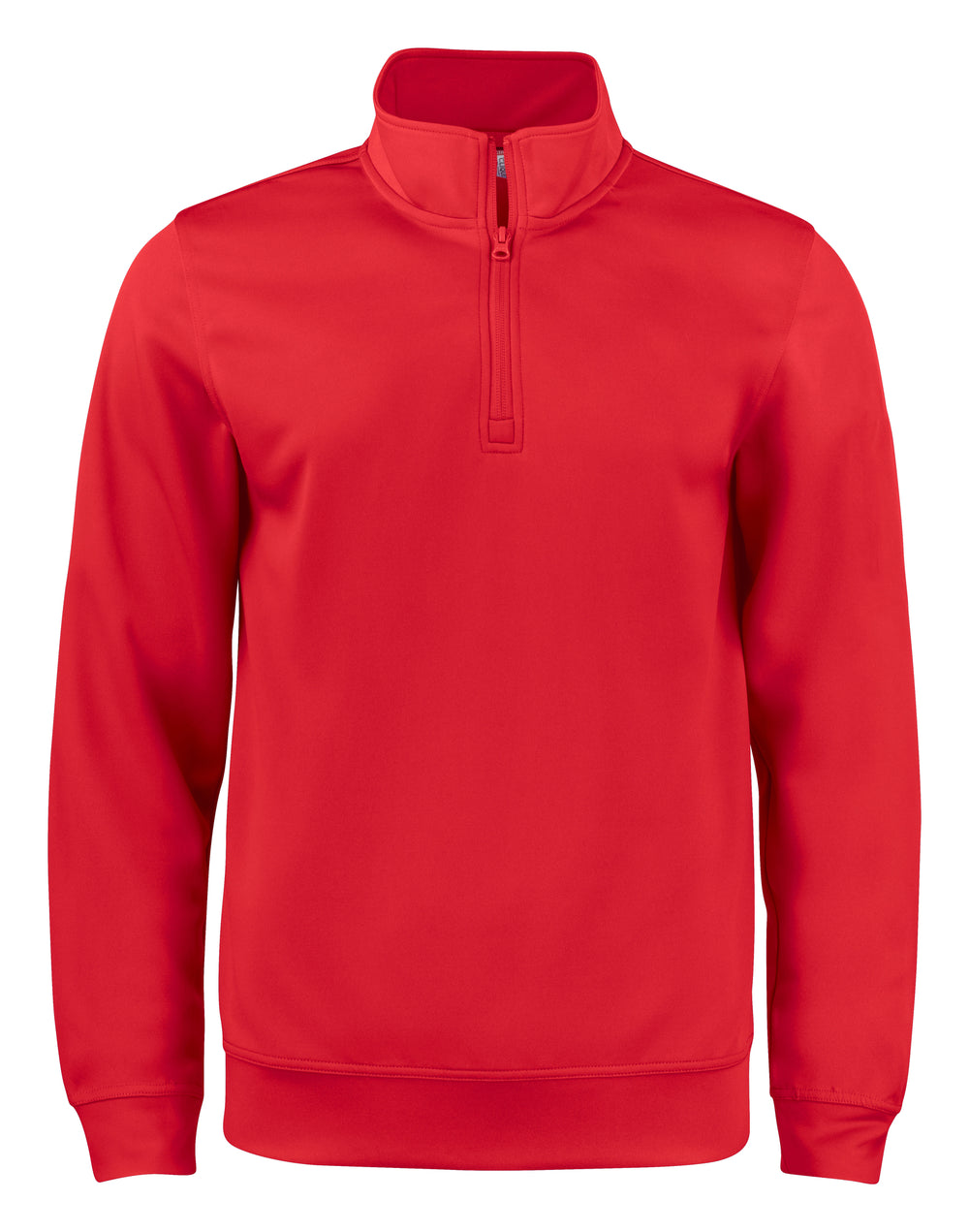 Collegegenser Clique Basic Active Half Zip Junior – uten trykk – Rød