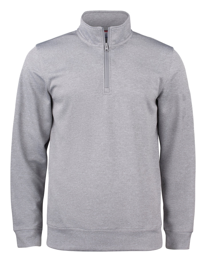 Collegegenser Clique Basic Active Half Zip Junior – uten trykk – Gråmelert