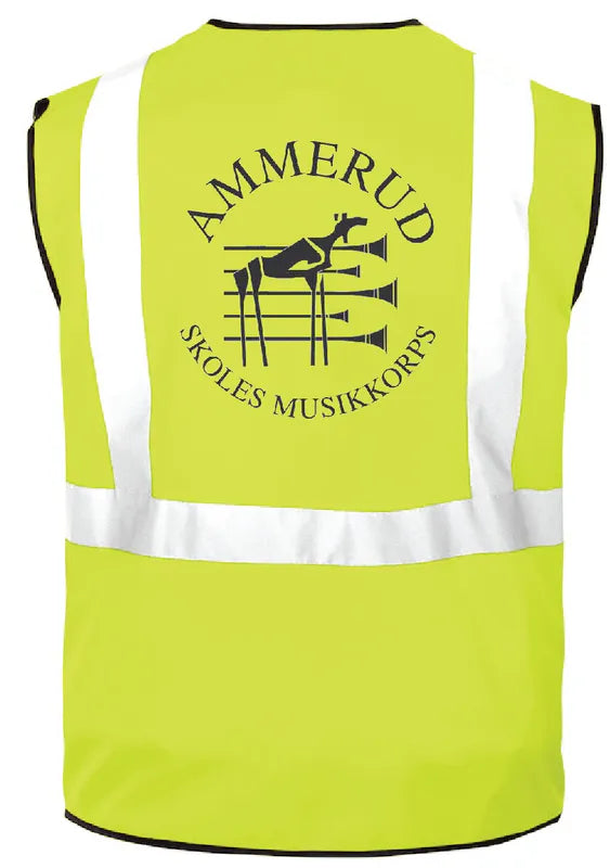 Refleksvest med glidelås Ammerud Skoles Musikkorps