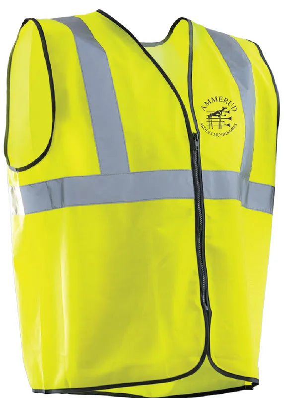 Refleksvest med glidelås Ammerud Skoles Musikkorps