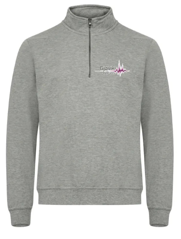 Half zip Genser Unisex Gjøvik Bybrass