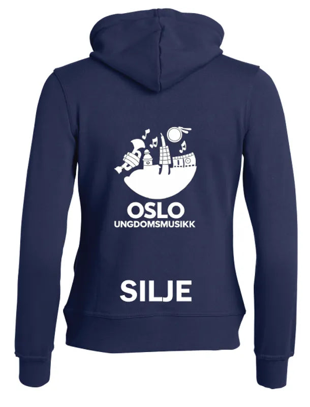 Hettejakke Basic Dame Oslo Ungdomsmusikk bak