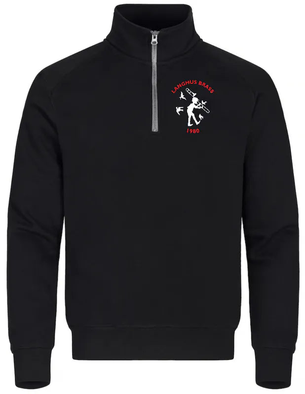 Half Zip Genser Classic Langhus Brass