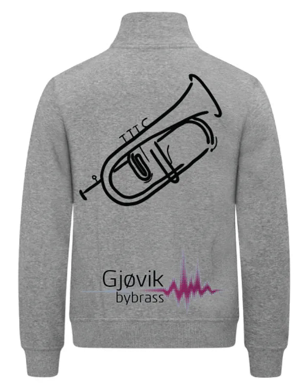 Half zip Genser Unisex Gjøvik Bybrass