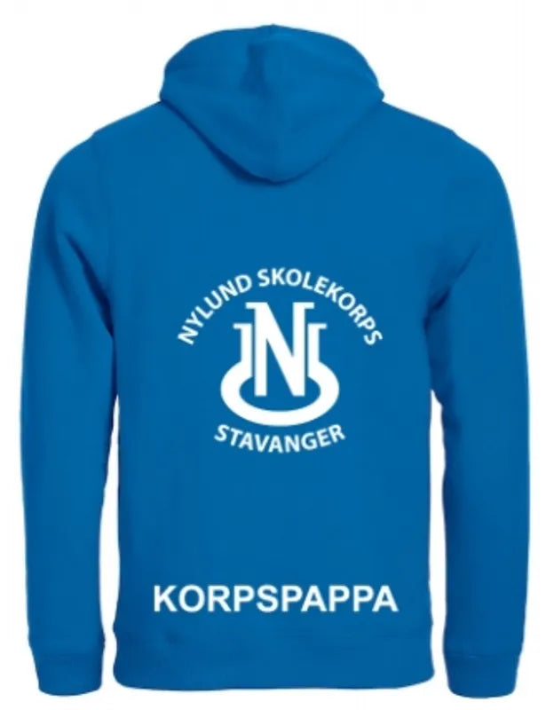 Hettejakke Korpspappa Nylund Skolekorps bak