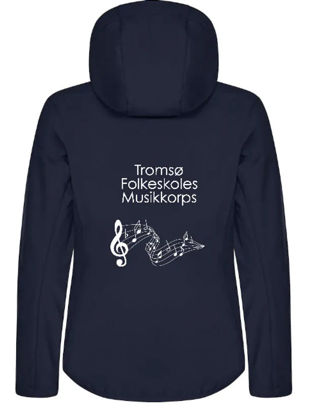 Softshelljakke Dame Tromsø Folkeskoles Musikkorps
