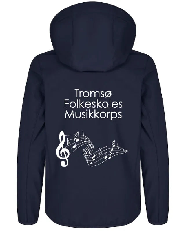 Softshelljakke Junior Tromsø Folkeskoles Musikkorps