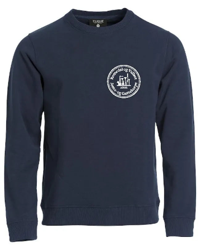 Collegegenser Rundhalset Unisex Romedal og Vallset