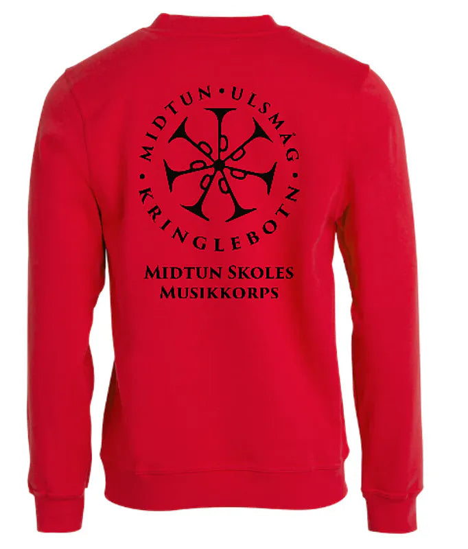 Rundhalset genser junior Midtun Skoles Musikkorps