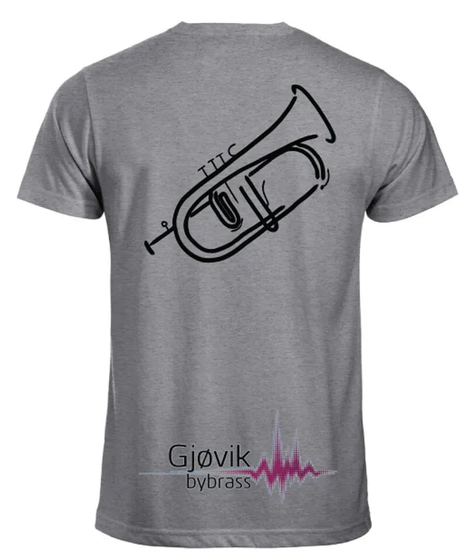 T-skjorte Herre Gjøvik Bybrass