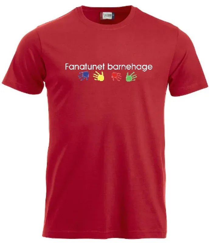 T-skjorte Herre Fantunet Barnehage
