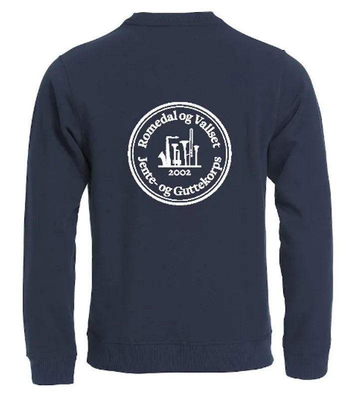 Collegegenser Rundhalset Unisex Romedal og Vallset