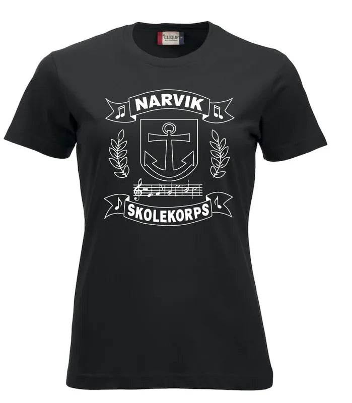 T-skjorte Dame Basic Narvik Skolekorps