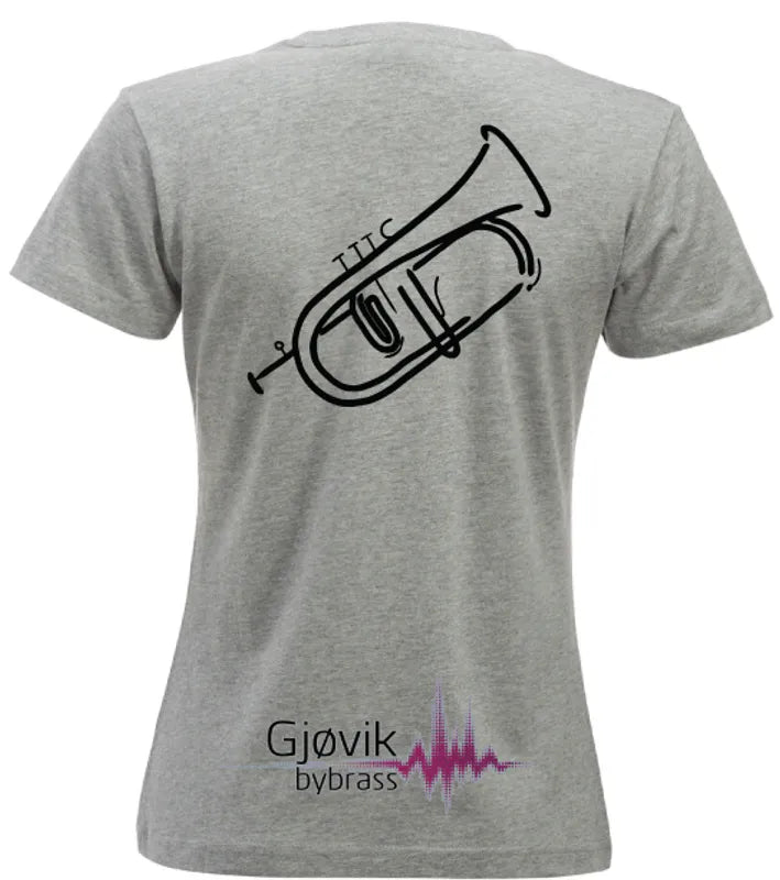 T-skjorte Dame Gjøvik Bybrass