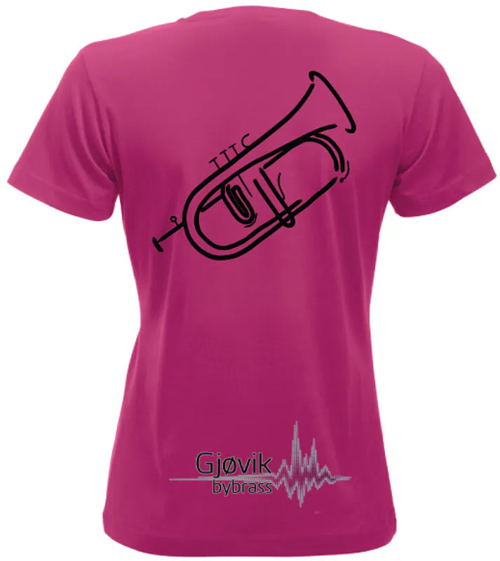 T-skjorte Dame Gjøvik Bybrass