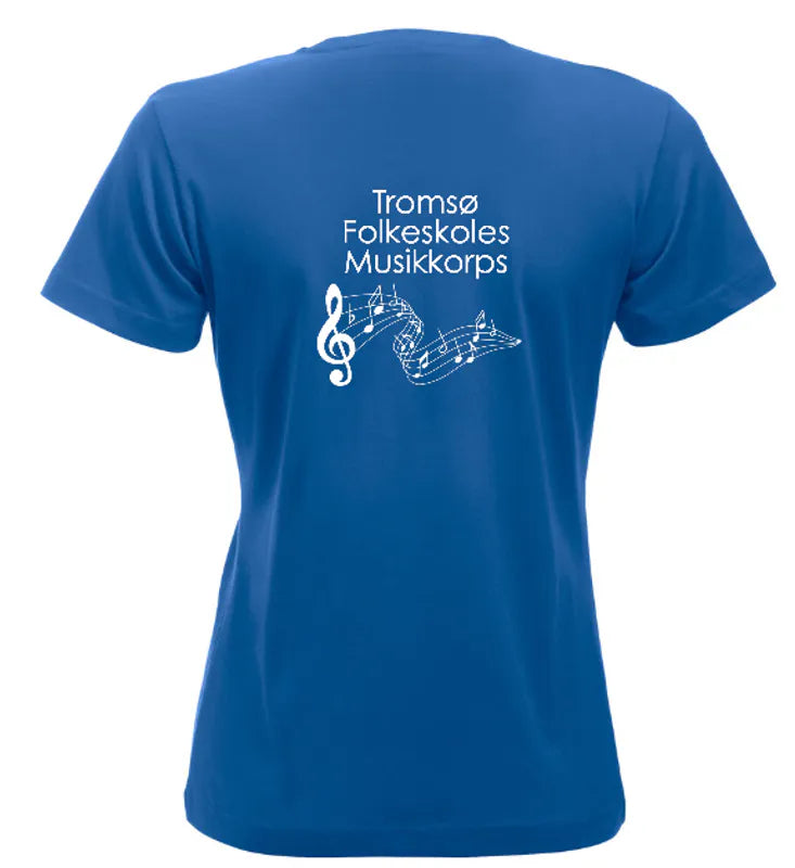 T-skjorte Dame Tromsø Folkeskoles Musikkorps