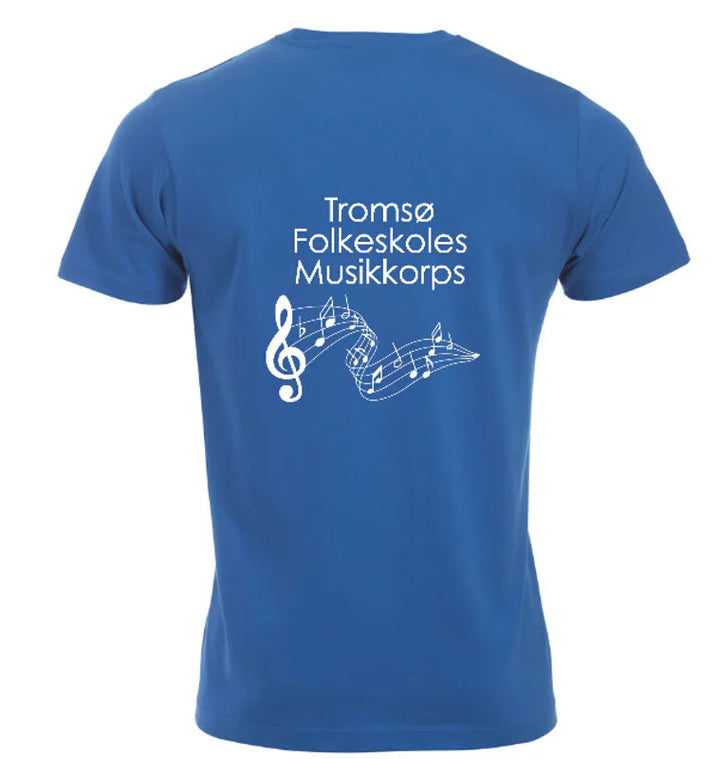 T-skjorte Herre Tromsø Folkeskoles Musikkorps
