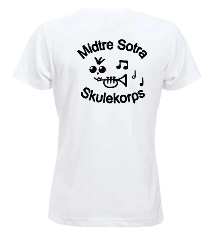 T-skjorte Dame Midtre Sotra Skulekorps